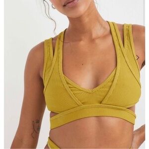 For Love and Lemons Double Cross Purple Sports Bra